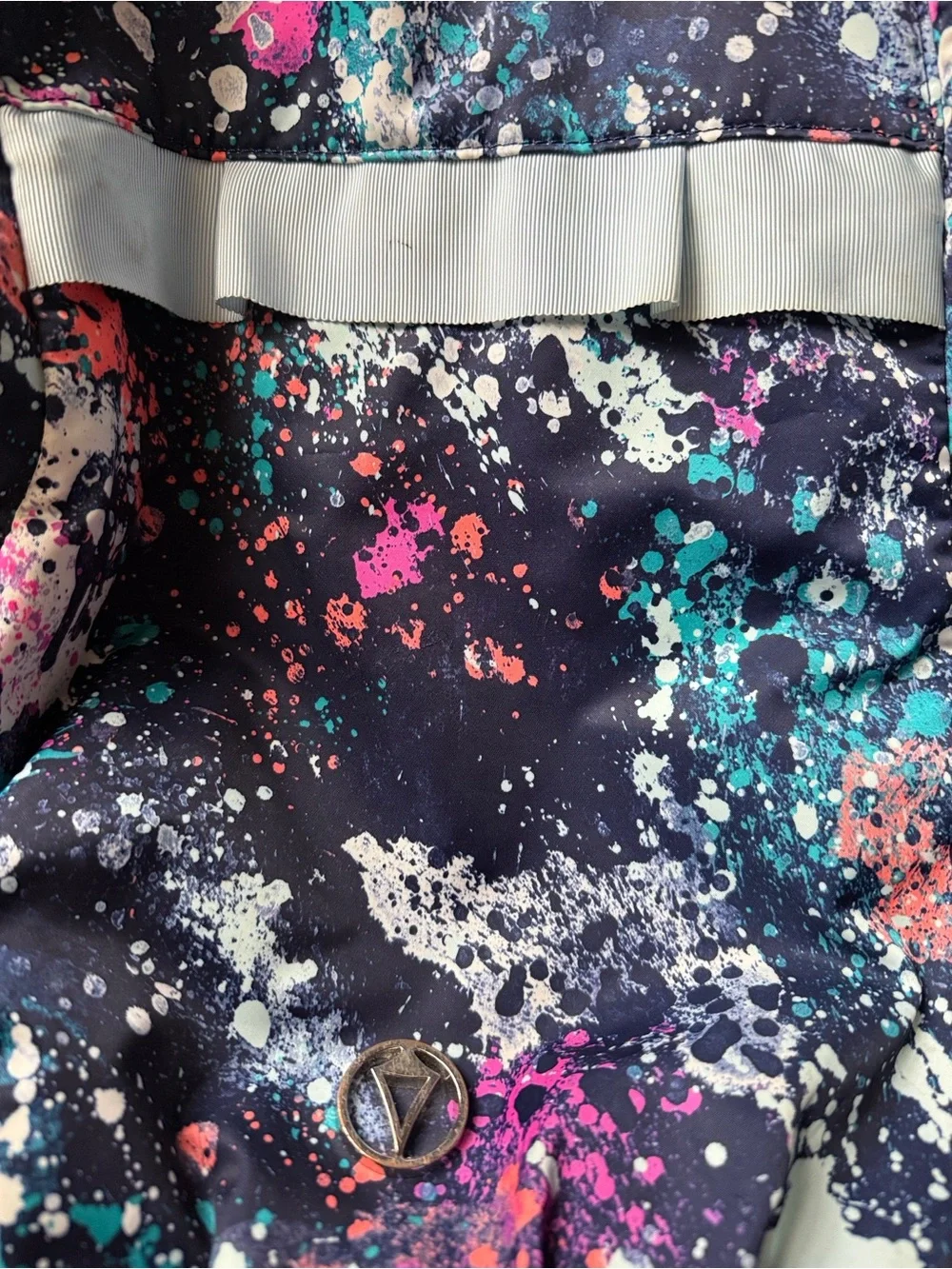Ivivva Navy Splatter Print Backpack and Lunch Bag Set